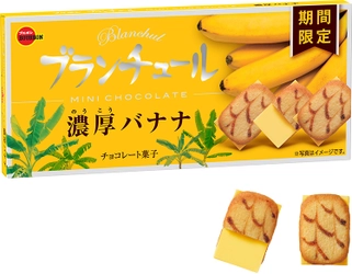 ブルボン、ラングドシャクッキーと濃厚バナナチョコのハーモニー 　「ブランチュールミニチョコレート濃厚バナナ」を 2月9日(火)に発売！