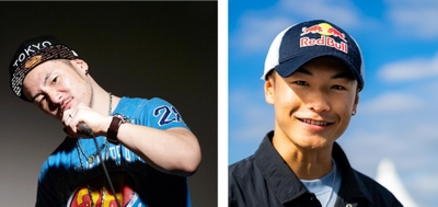 (左から)MC KENSAKU、Bboy Shigekix