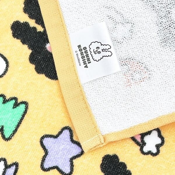 バニーコンビニのフェイスタオル