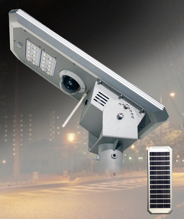 AIカメラ&アルカスソーラー街路灯