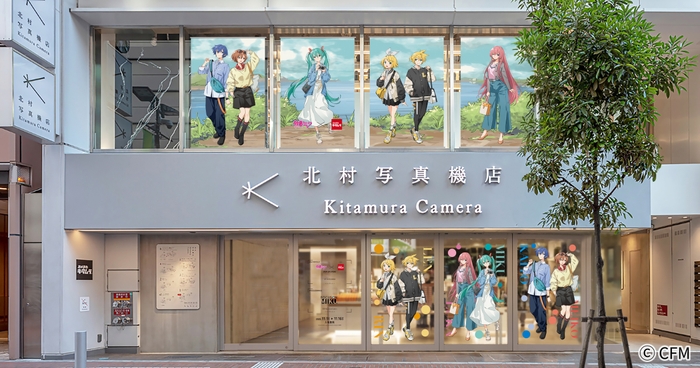 描き下ろしイラストを利用した店舗ジャック