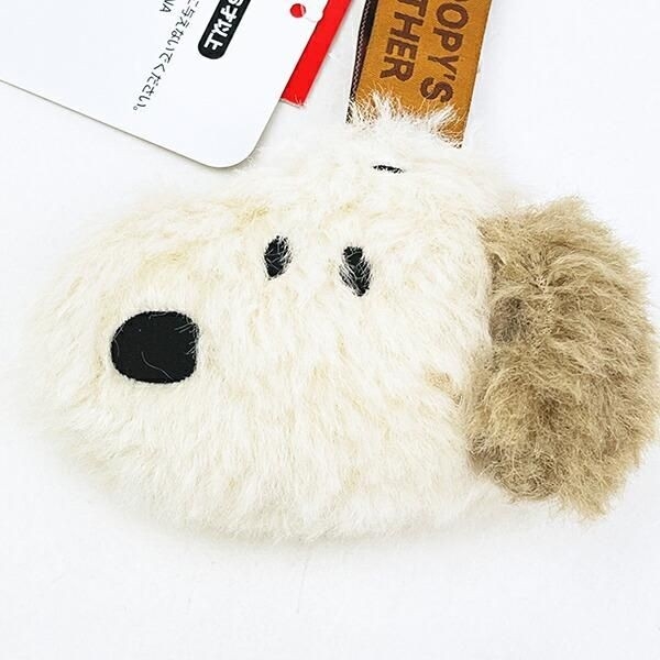 スヌーピーフェイスタグ