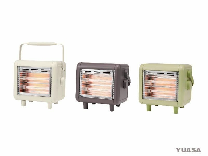 足元のちょこっと暖房「しかくい電気ストーブ」