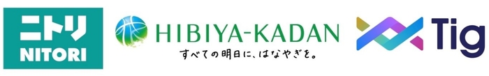複数企業による双方向ライブ配信(イメージ)_日比谷花壇