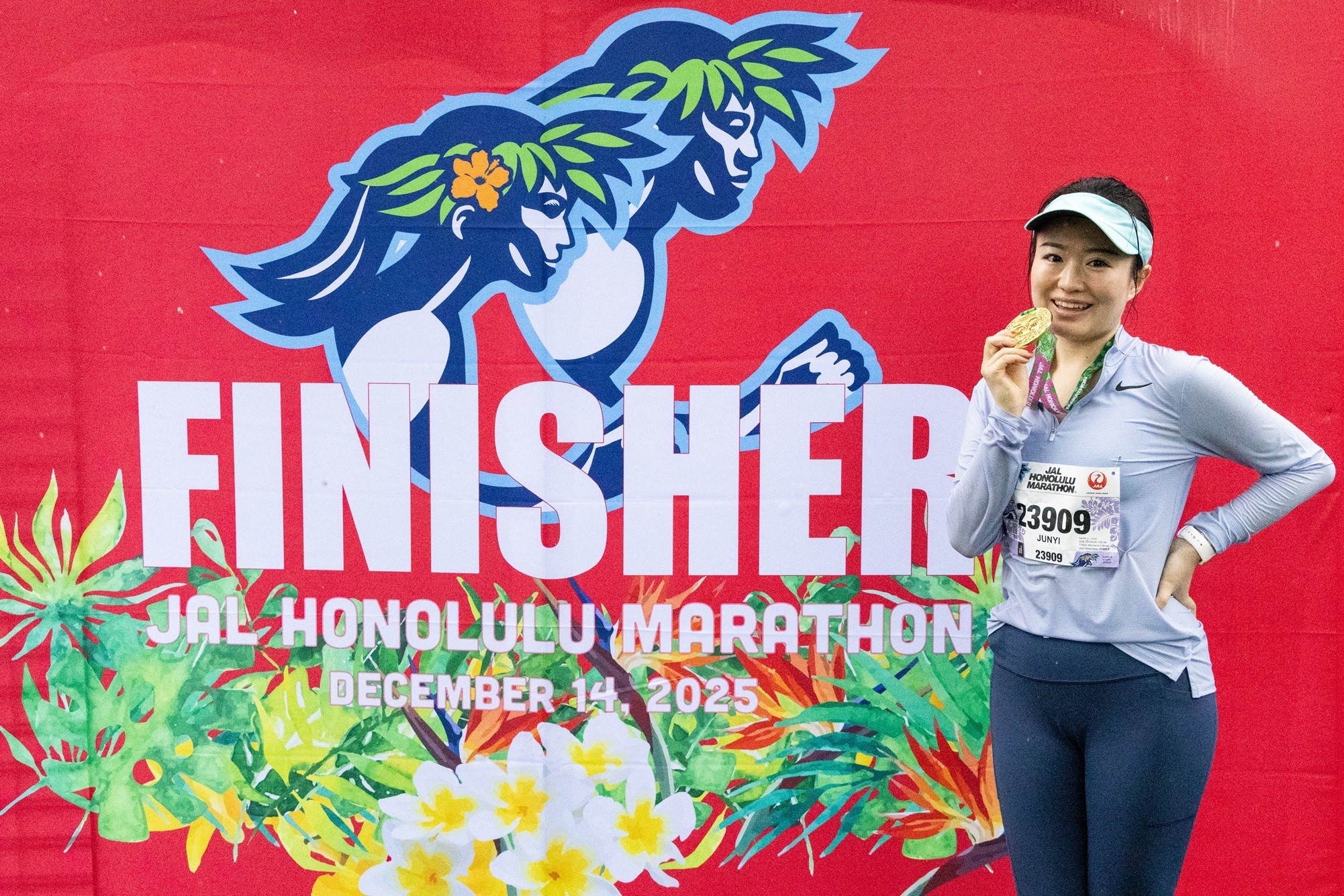 フィニッシャー記念撮影