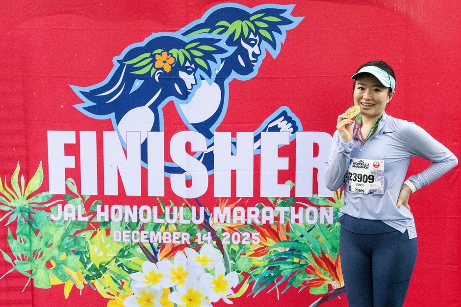 フィニッシャー記念撮影