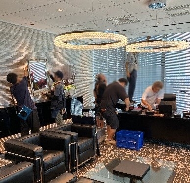 終幕のロンド　撮影の様子(2)