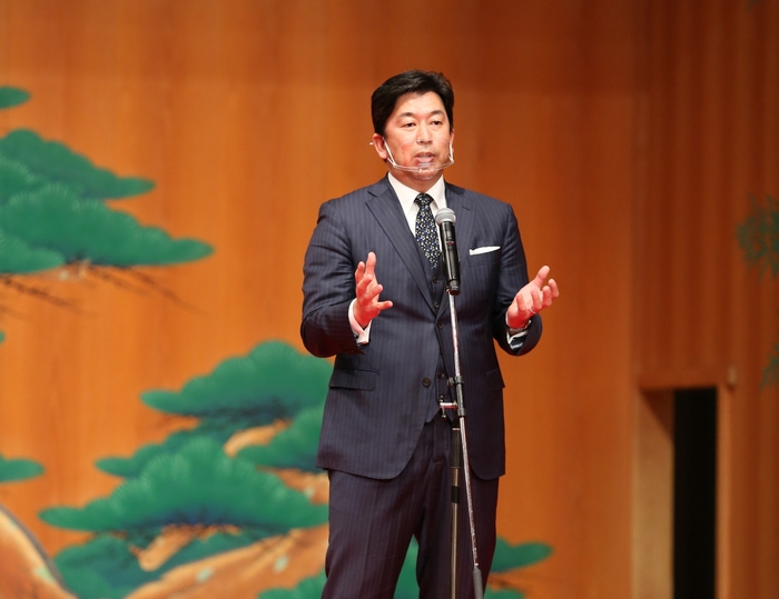 協会 代表理事 永井則吉 登壇シーン