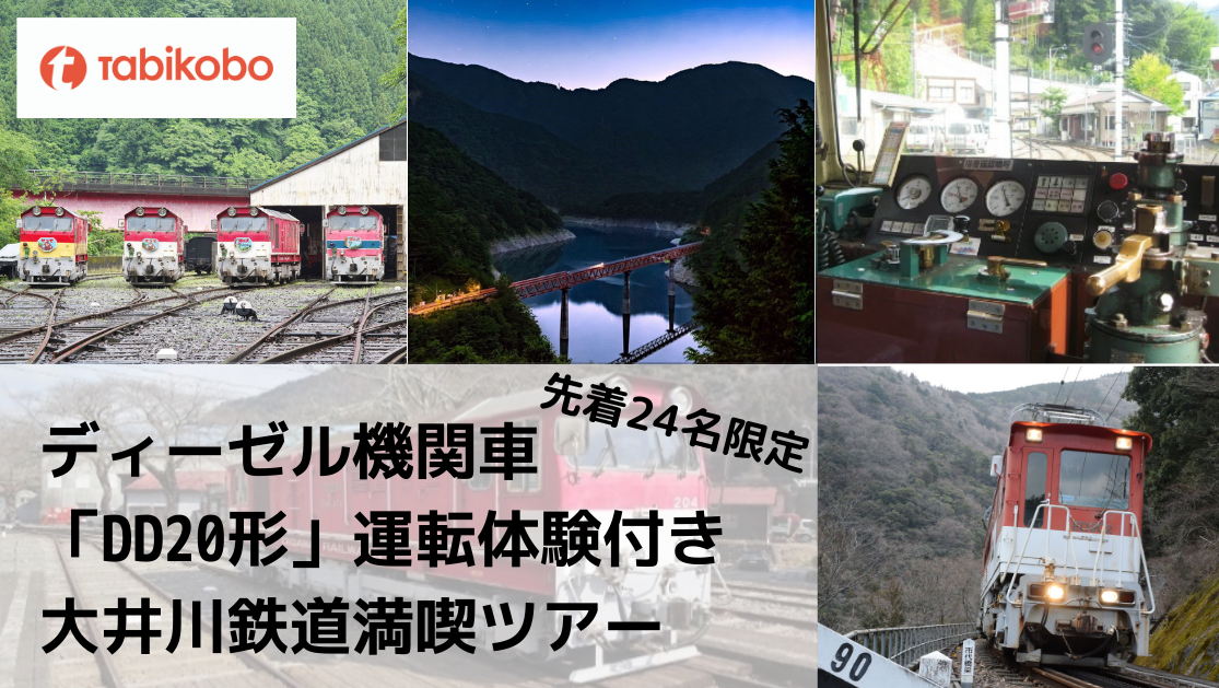 鉄道ファン必見 先着24名限定 ディーゼル機関車 Dd形 運転体験付き 大井川鐡道満喫ツアーを10月24日 日 より販売開始 Newscast