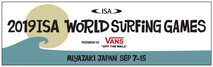 2019 ISA World Surfing Games Presented by VANS ロゴ(2)