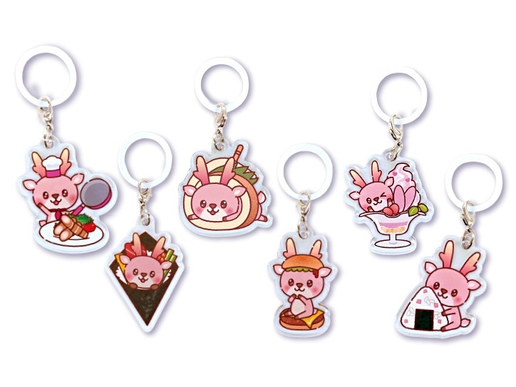 アクリルチャームコレクション全6種