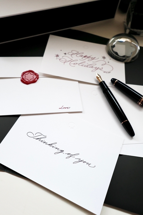 お好きな筆記具で手書きをお楽しみください