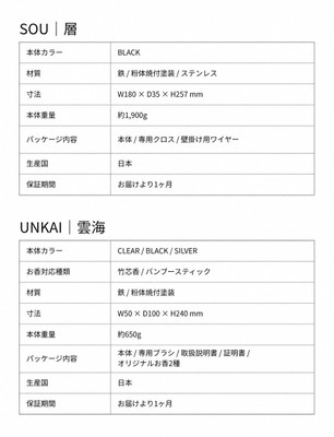 商品仕様