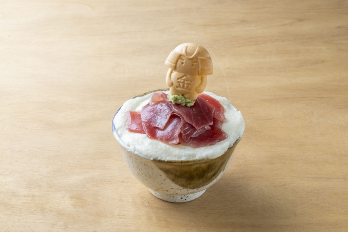 まぐろのどっこいめし　みそ汁付き