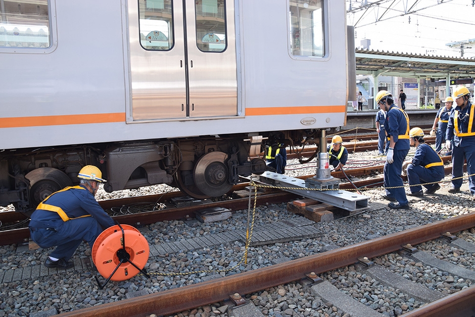 「異常時総合訓練」(2018年度)の様子②