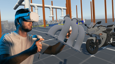 設計レビュー、保守点検方法の確認や教育・技能継承に 活用できるVRLite
