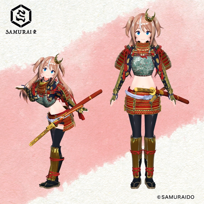 武田信玄モデル3D鎧(男性)