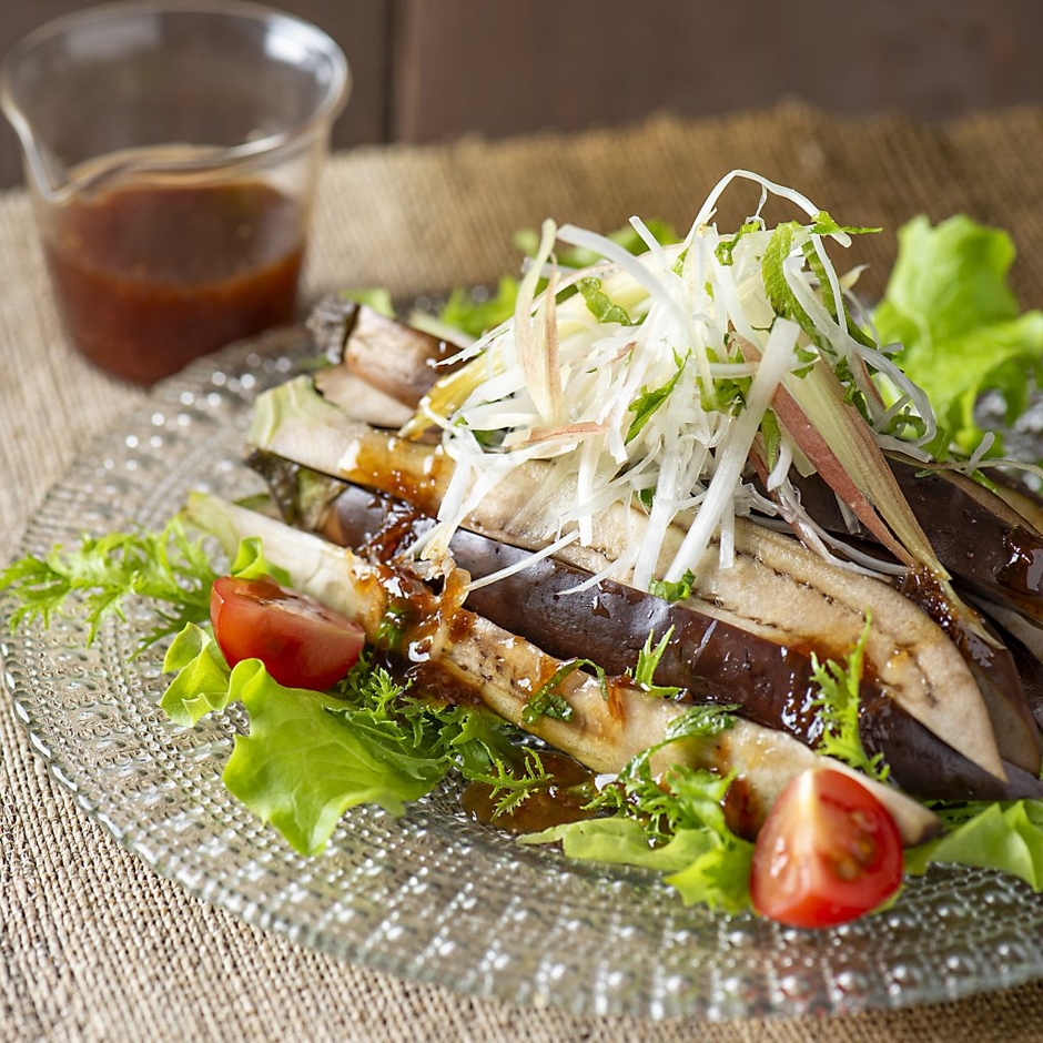 すだちでさっぱり冷やしなす(すだち鰹めんつゆ使用)