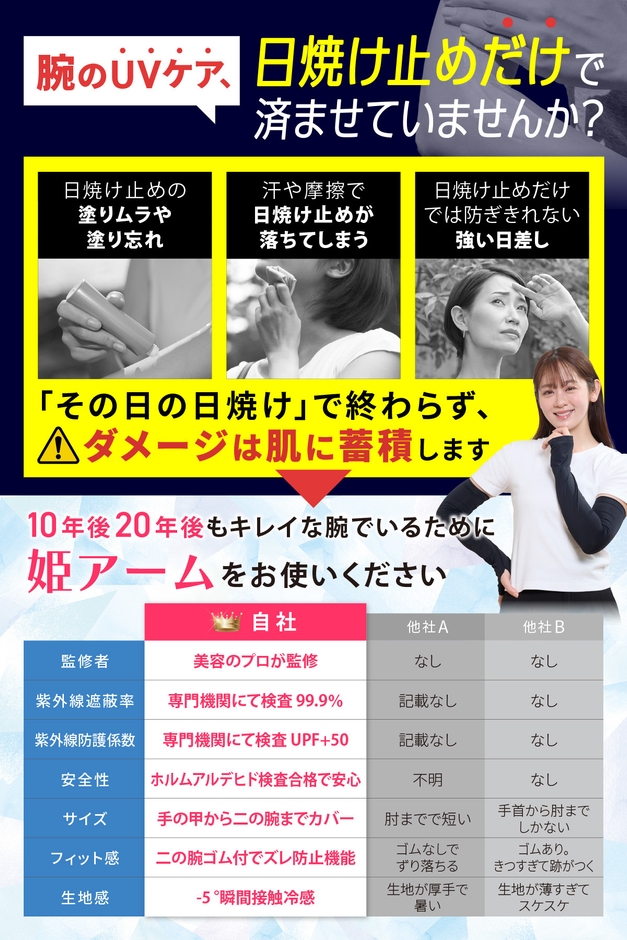 日焼けダメージは肌に蓄積