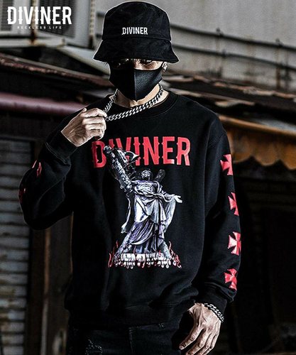 Judgment Sweat Shirt （ブラック×レッド