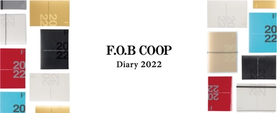 シンプル＆シックで機能的なダイアリー 『F.O.B COOP』ダイアリー 2022を8/10から順次発売