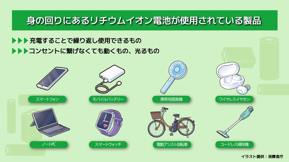 「なくそう！リチウムイオン電池による火災～わたしたちができること～」