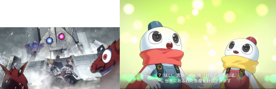 スノーランド王国のニックJr.とトムJr.