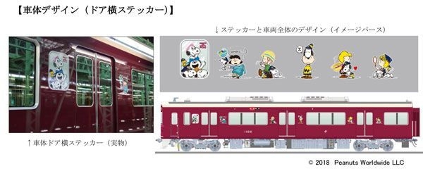 車体デザイン(ドア横ステッカー)