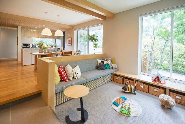 子どもの心と体が健やかに育つピットリビング