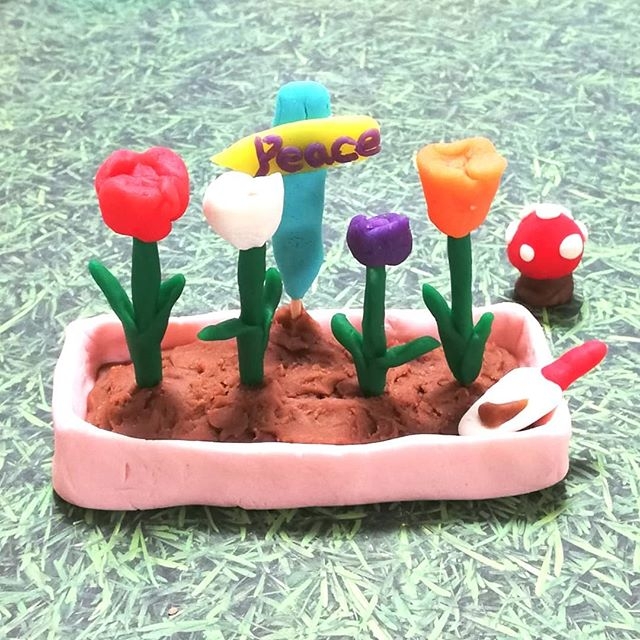 ぼくのチューリップばたけ(luunaaquariumさん)