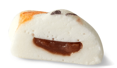 中のチョコ餡