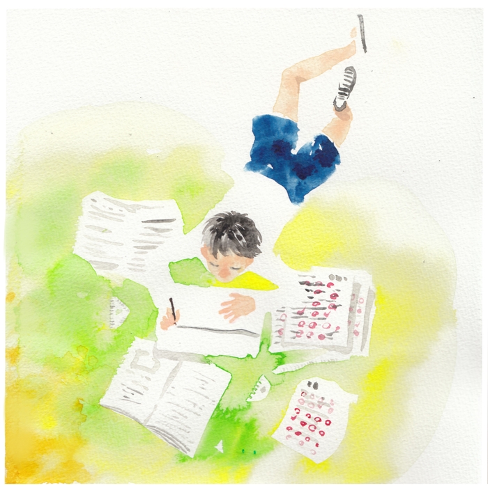 自分史えほんのイラスト例3