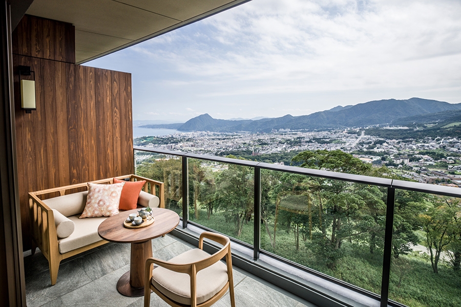 温泉地ならではの風景を一望(イメージ)