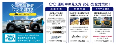 運転中の見え方 安心・安全対策に