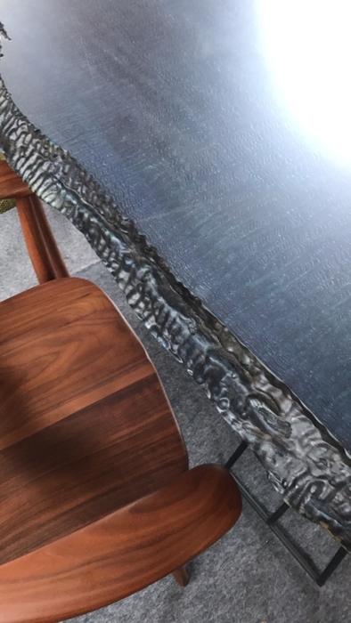 藍染杢目アップ