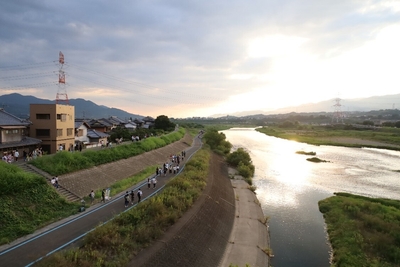 紀の川河川敷