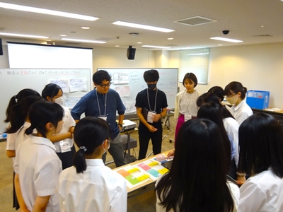 ハンドタオルの企画会議の様子