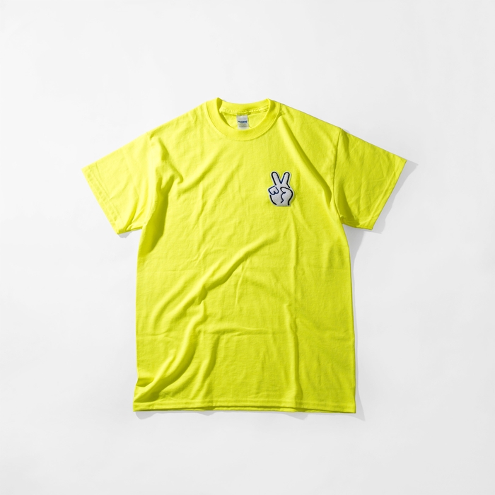 Victory Wappen Tee neon yellow