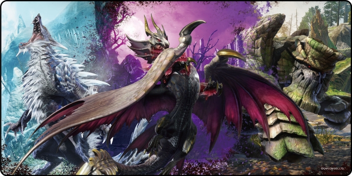 モンスターハンターライズ：サンブレイク ゲーミングマウスパッドC
