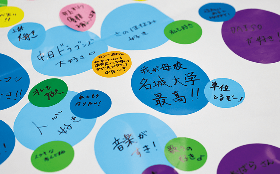 多様な人々の居場所づくりの取り組みとして、学術展示「名城大学のD&Iを考えるフィールドワーク」を実施