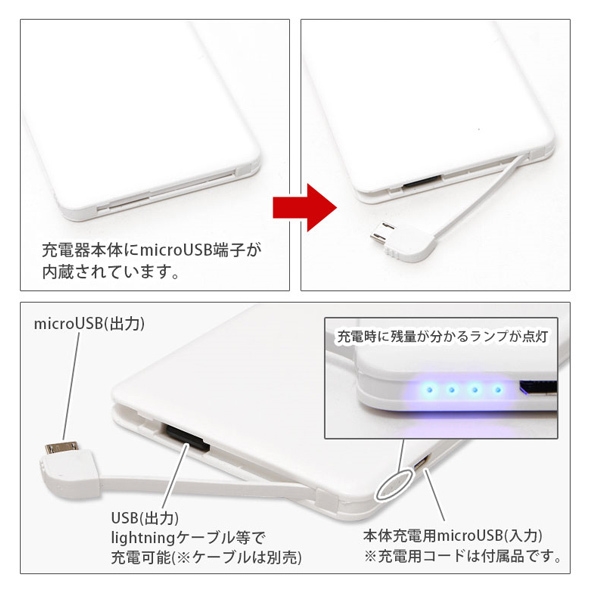 モチモチの木 リチウムイオンポリマー充電器 使用イメージ