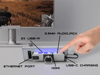 スマホを大画面で映し出すことも可能！ 1台6役のUSB-Cマルチアダプター「Xdapter」を 9月30日よりMakuakeにて発売