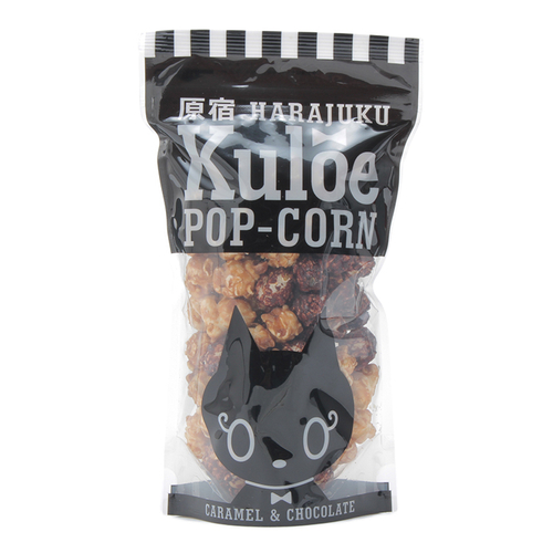 「原宿Kuloeポップコーン」価格：257円／内容量：約60g／定番のキャラメル&ショコラ味。