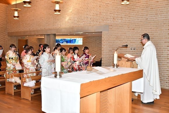 2024年度に実施した「二十歳を迎えた青年の祝福式」