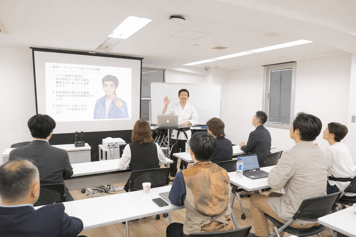 筆頭講師と受講者