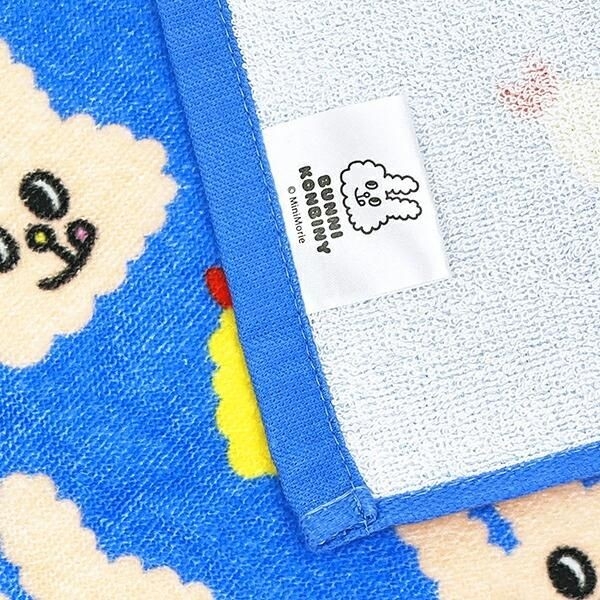 バニーコンビニのフェイスタオル