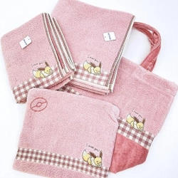 ポケモンからイーブイのタオル生地シリーズ。バッグからハンカチまで。