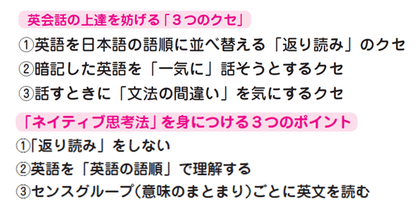 日本人にありがちな「英会話の3つのクセ」を解消 