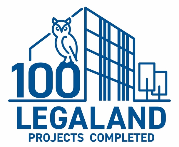 LEGALAND100棟記念ロゴマーク