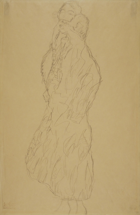 毛皮をまとった婦人 グスタフ・クリムト(個人蔵)